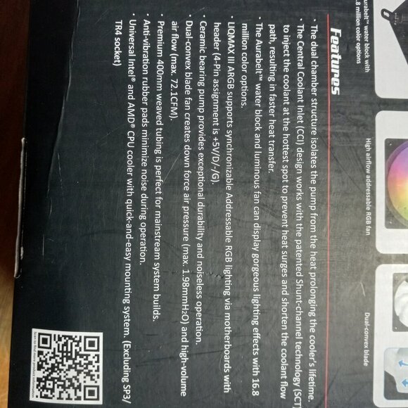 Enermax Liqmax III ARGB CPU Liquid Cooler Open Box Unused in Original Packaging - Picture 9 of 10